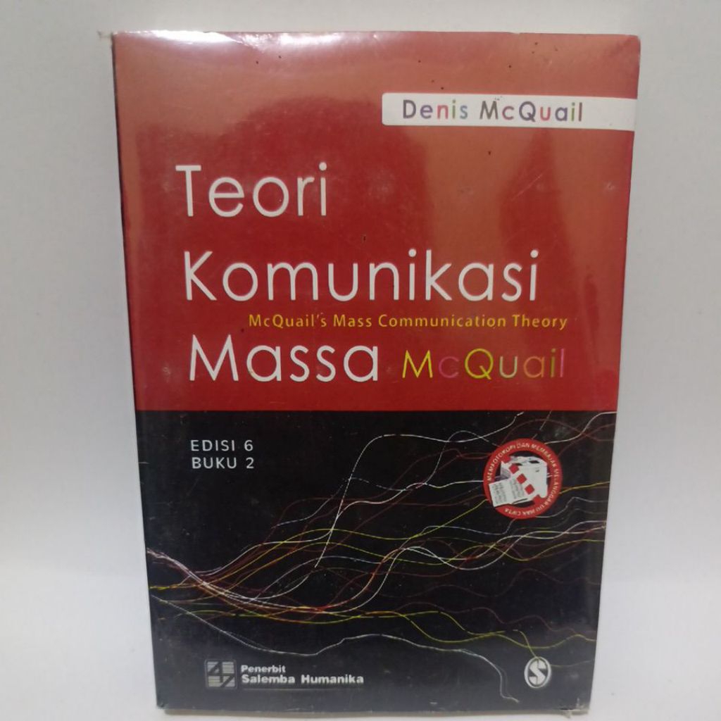 TEORI KOMUNIKASI MASSA MCQUAIL EDISI 6 BUKU 2