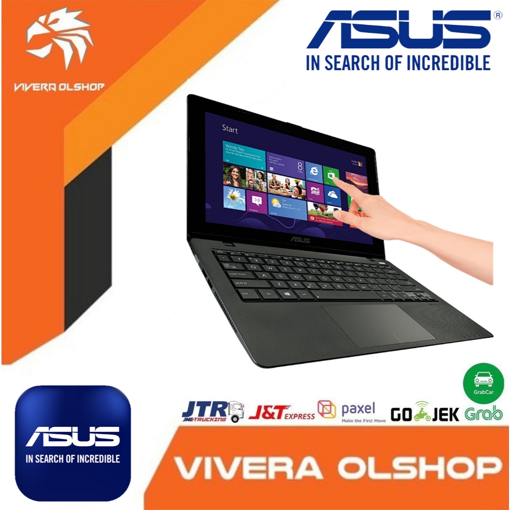 Laptop Asus - Netboox Asus X200M N2840 Ram 2gb SSD 128gb