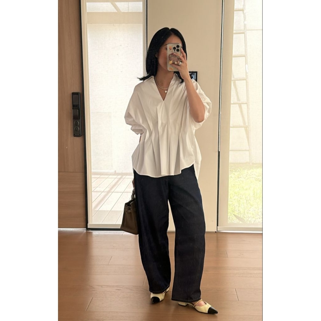 Jii BY GLORIA DOVE Shirt in White