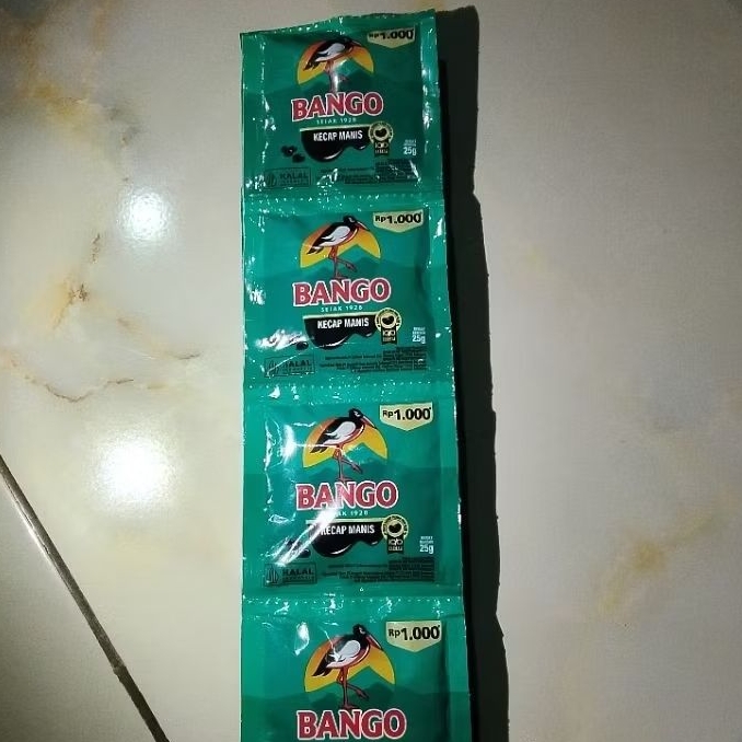 Bango kecap manis (kecap manis Bango) 1renteng isi 12sachet 25g