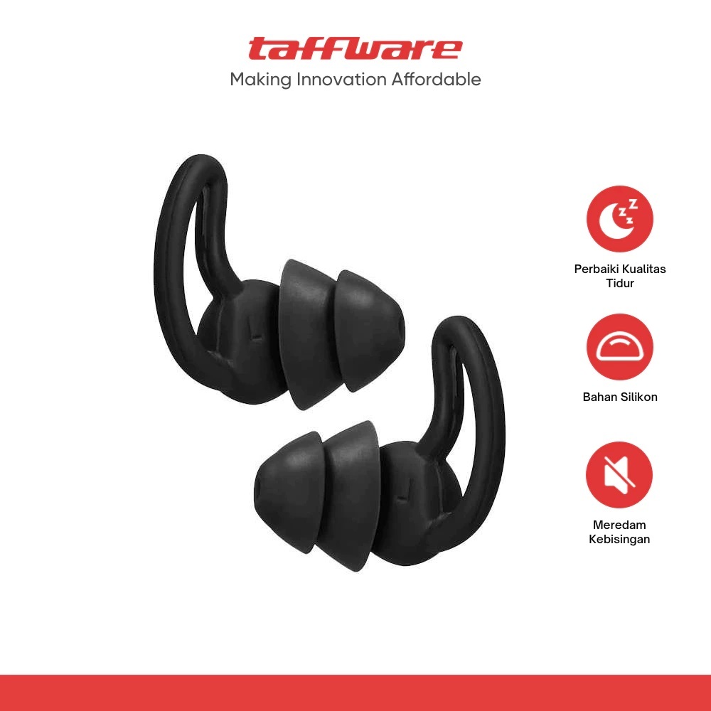 Penutup Telinga Earplug Noise Reduction 3 Layer Peredam Suara Berisik Peredam Suara Ngorok Peredam S