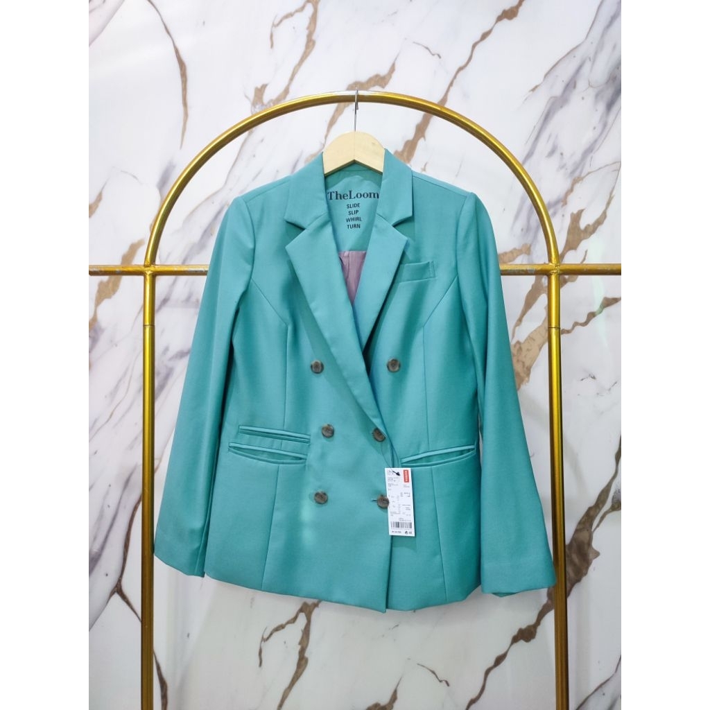 Daily Blazer Hijau Toska ijo turkish Size S LD92-94 rare colour limited