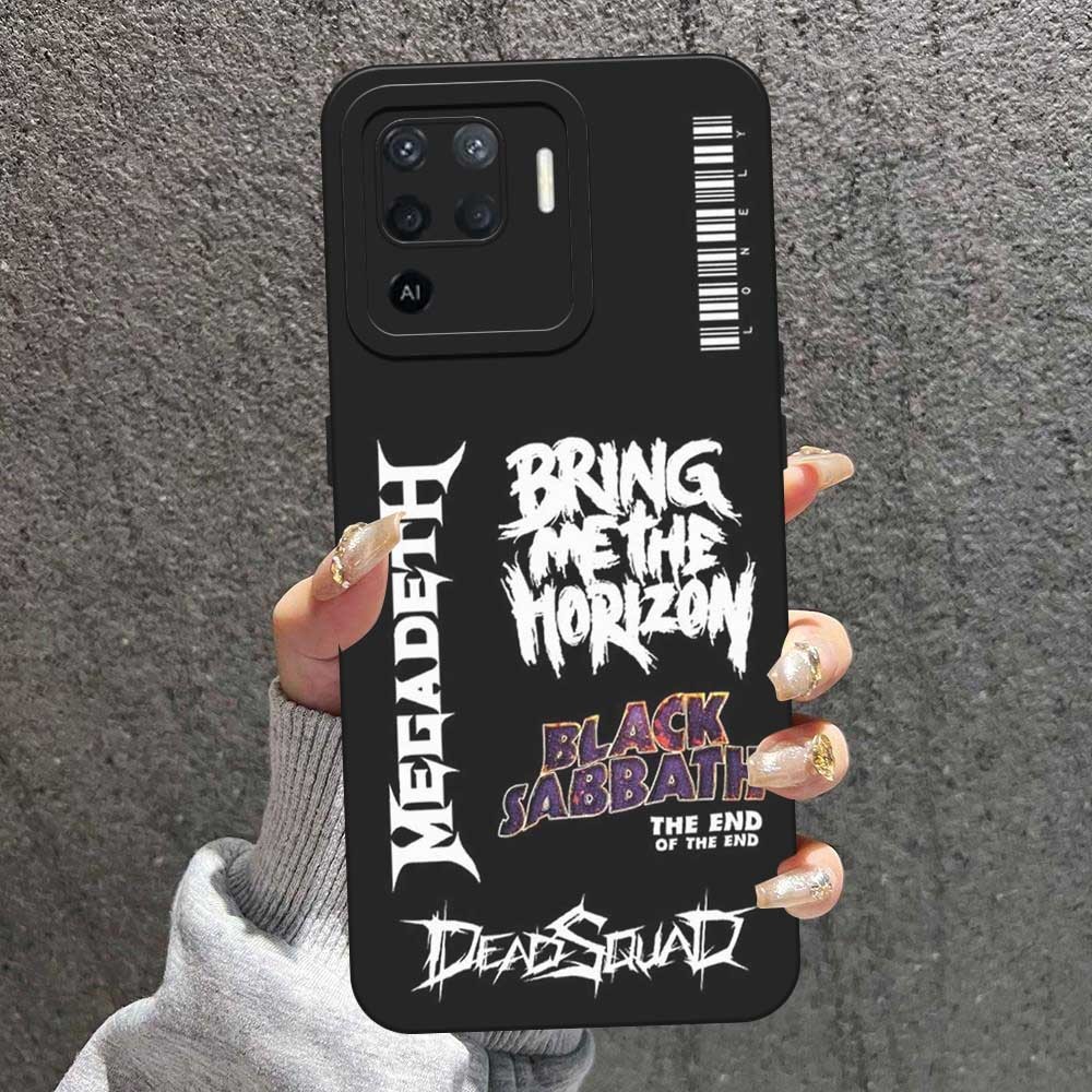 [API02] Softcase Untuk Oppo Reno 5f - Motif Band Metal Terbaru - Silikon Case, Pro Camera, Case IMD 