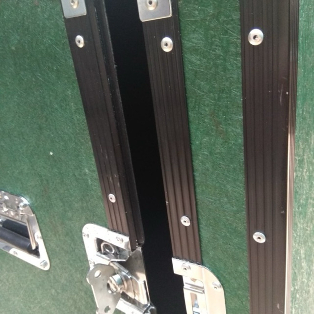 LIST M Almunium Hardcase warna HITAM bahan TEBAL COATING