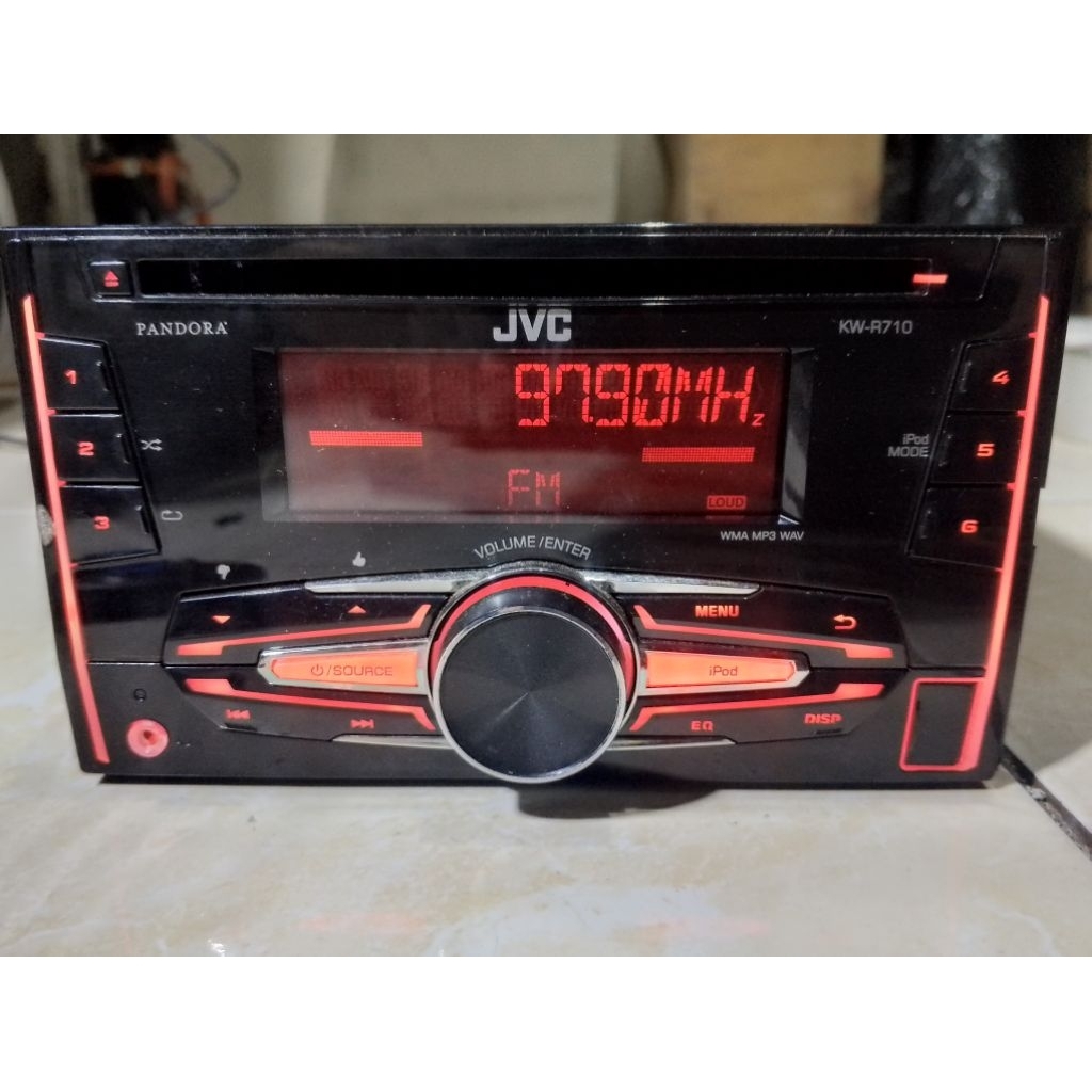 head unit tape mobil dobeldin jvc pandora
