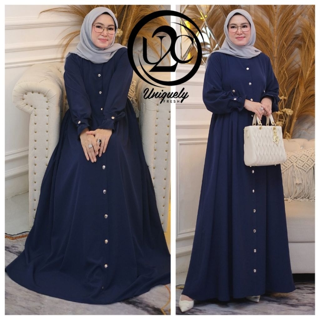 FATIHAH PREMIUM DRESS Premium by Butik U2C DRESS CASUAL DRESS DAILY SIMPLE ELEGANT GAMIS MEWAH U2C