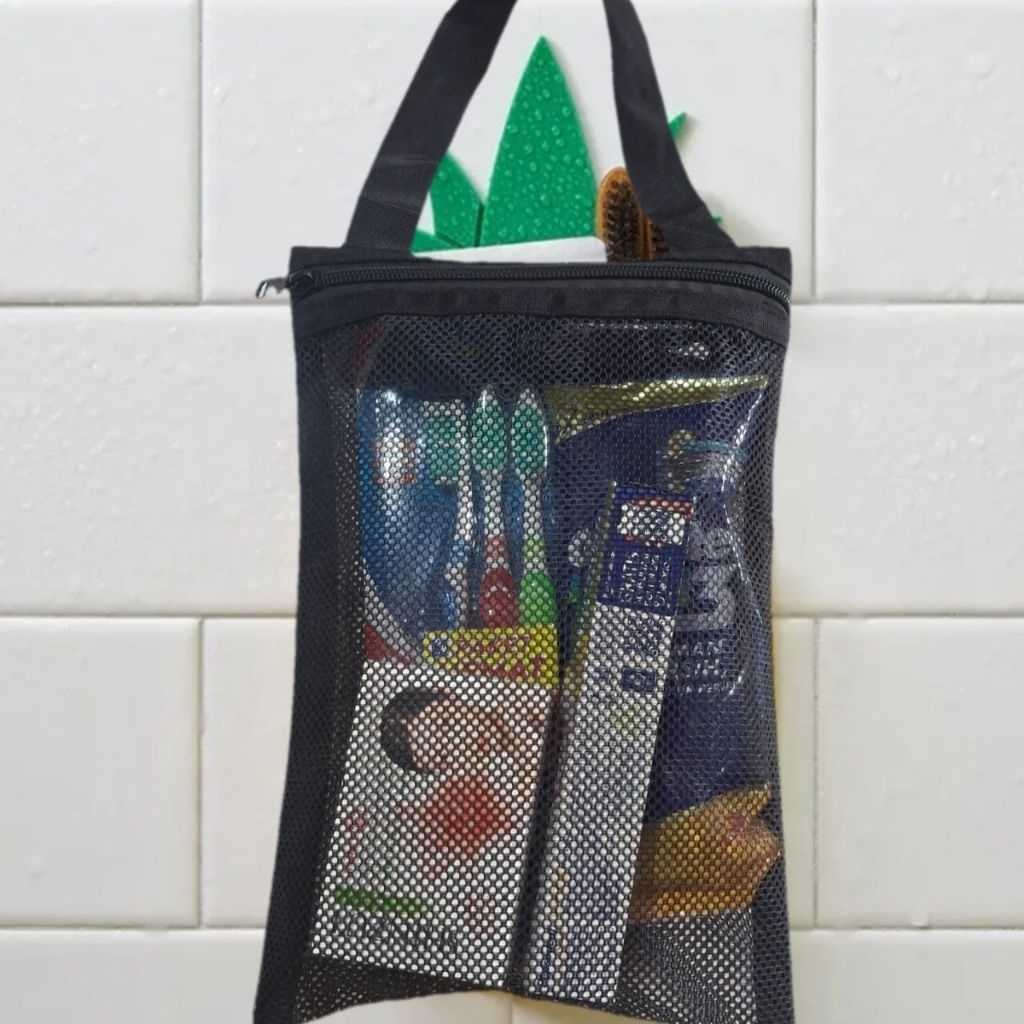 Tas peralatan mandi tas jaring tempat sabun