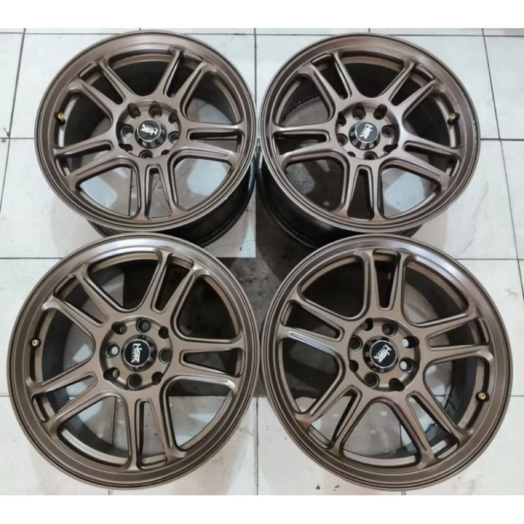 Velg Mobil Second HSR NX SPO Ring 16 pcd 4x100-114 Et45 Jazz Yaris Free Avanza Livina Raize