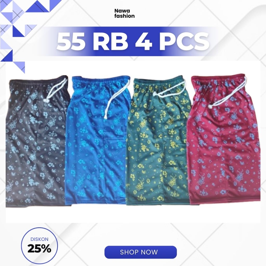 TERLARIS  CELANA KOLOR PENDEK JUMBO WANITA MOTIF BUNGA BUNGA CASUAL COCOK UNTUK SANTAI