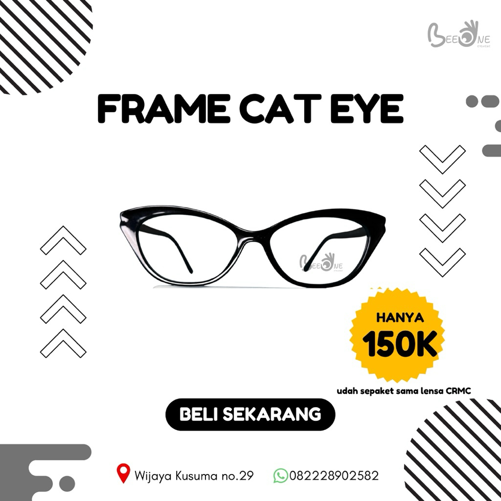 BEEONE - 2572 kacamata BLACK Frame Blueray Photocromic Bluecromic