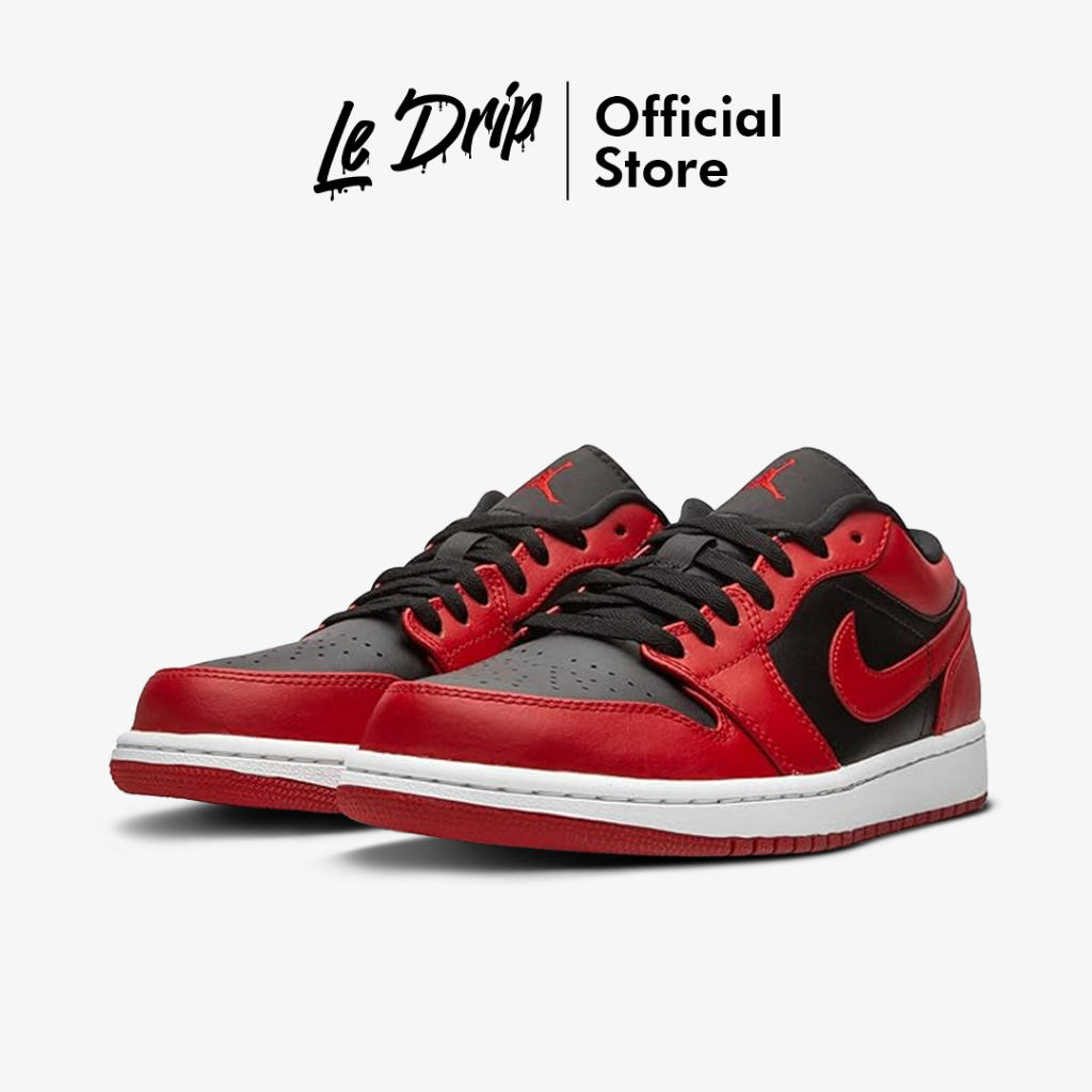 Nike Air Jordan 1 Low Black Varsity Red Reverse Bred