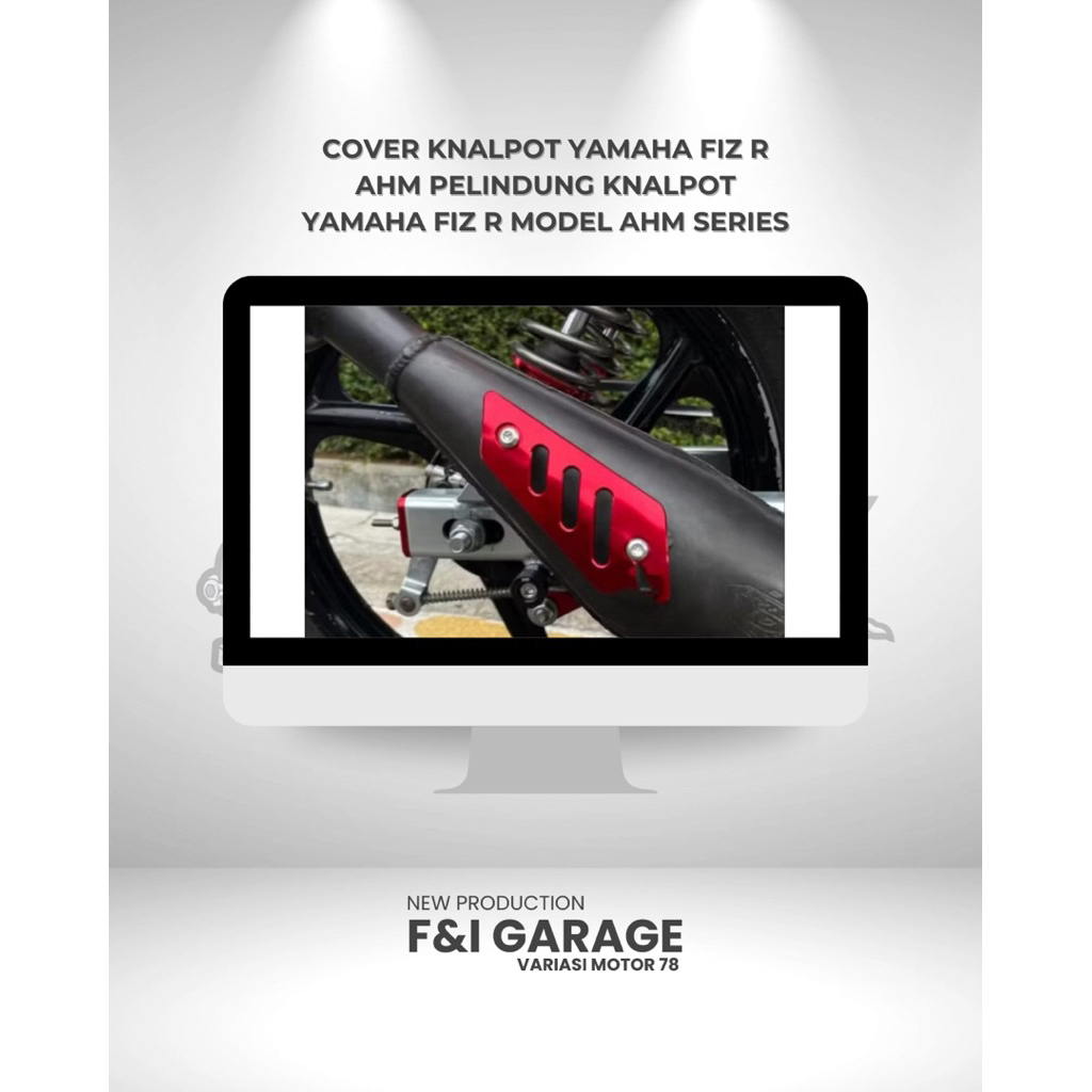 Cover Knalpot Yamaha Fiz R AHM Pelindung Knalpot Yamaha Fiz R Model AHM Series