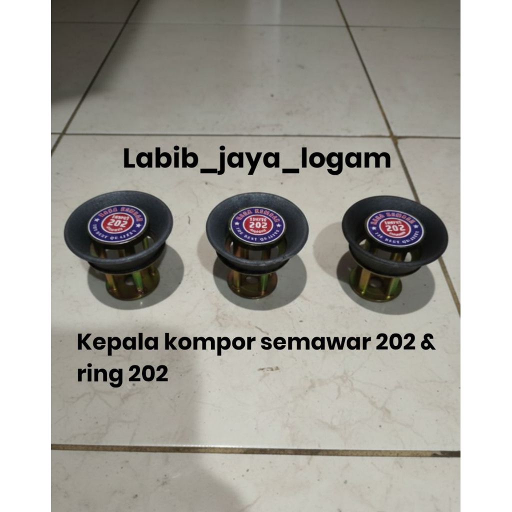 Kepala kompor semawar & ring kompor semawar 202,203,768