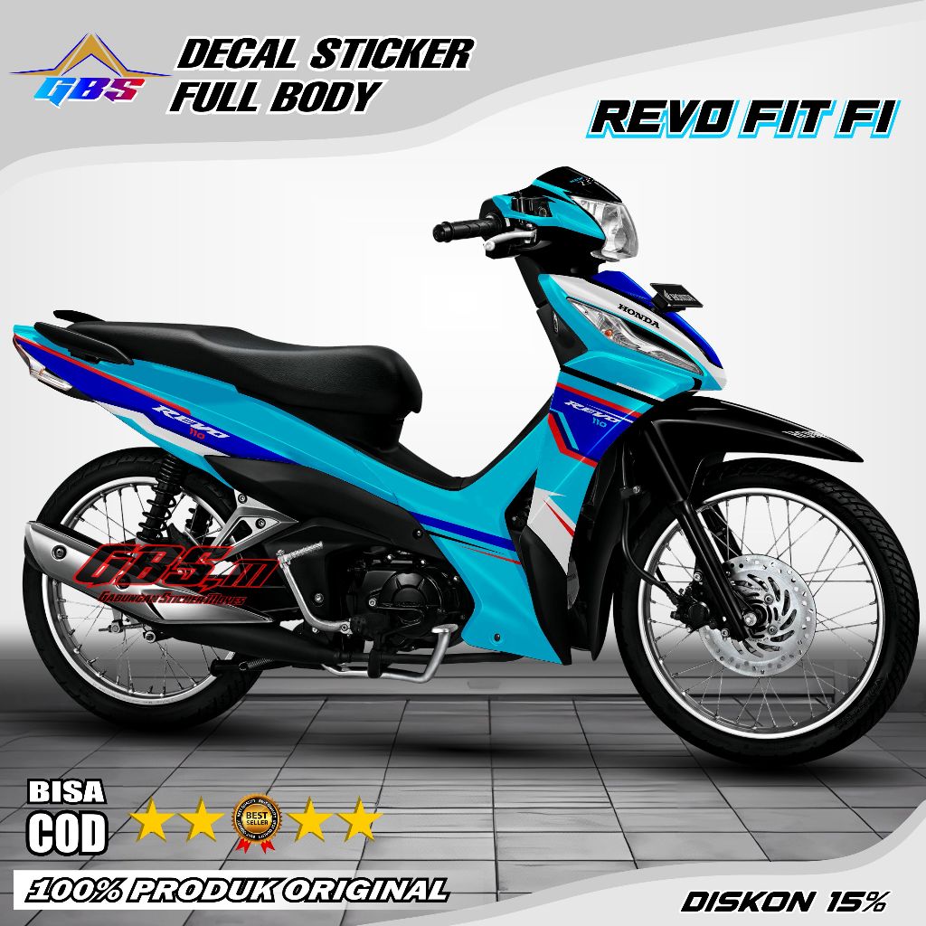 COD - Decal Stiker Revo Fit Fi Fullbody Decal Stiker Revo Fit Fi Revo X Fullbody Dekal Aksesoris Sti