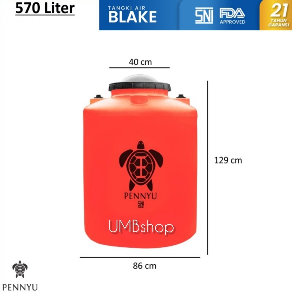 TANGKI AIR PENNYU/TANDON PENNYU BLAKE (3 LAPIS) 570 LITER