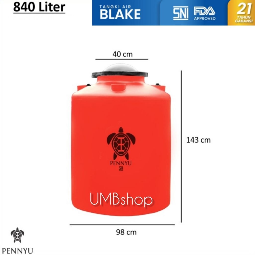 TANGKI AIR PENNYU/TANDON PENNYU BLAKE (3 LAPIS) 840 LITER