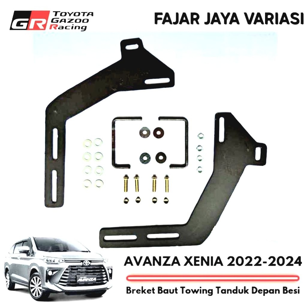 BREKET TOWING TANDUK DEPAN AVANZA /XENIA 2022-2025  BREKET TANDUK DEPAN BESI AVANZA / XENIA