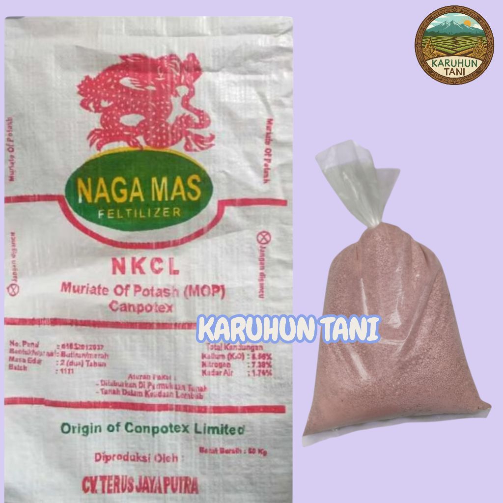 Pupuk NKCL  Naga Mas Kemasan Repack 1 Kg