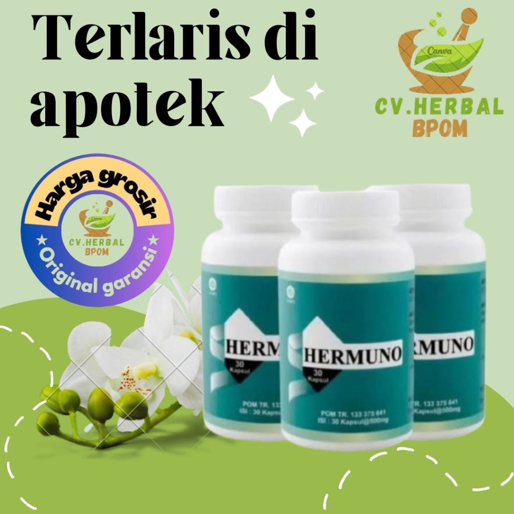 HERMUNO OBAT PARASIT ASLI ORIGINAL 100% BPOM