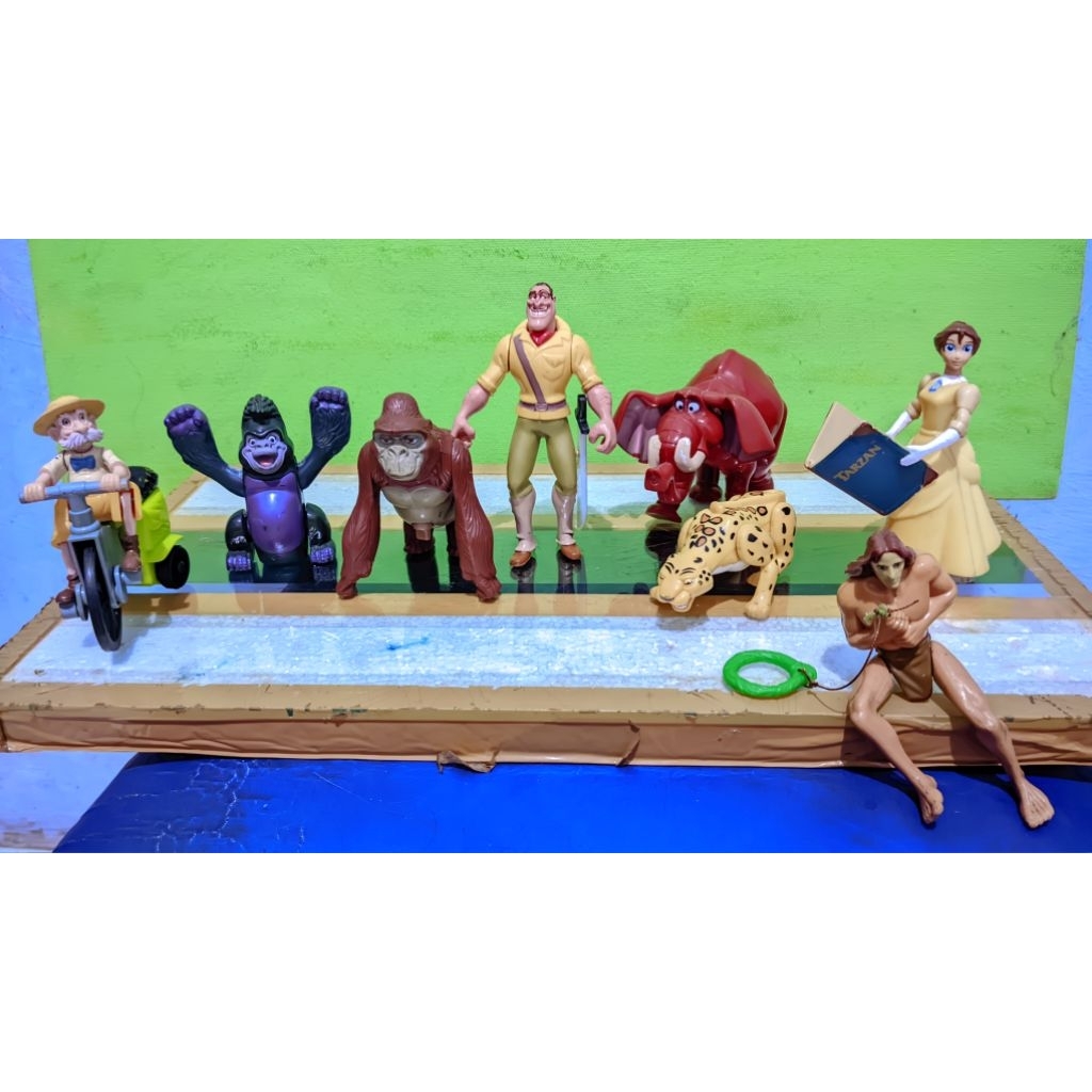 Tarzan - 8 Pcs Figure by MCD