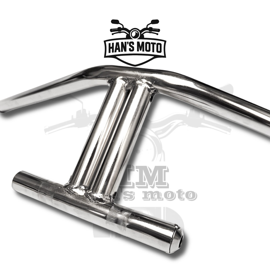 HAN’S MOTO STANG MOTOR CHOPPER COSTUM UNIVERSAL STANG T PENDEK