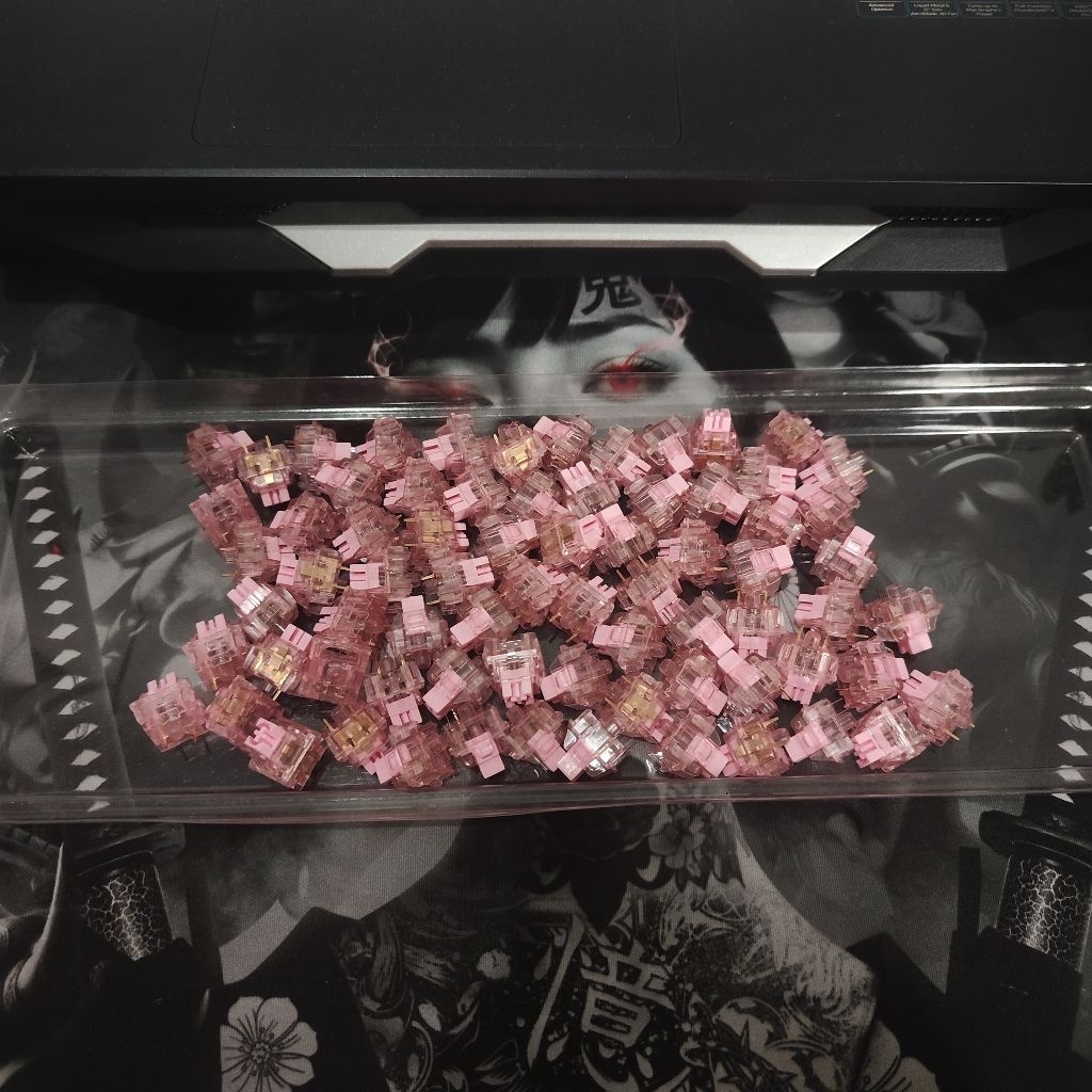 Switch Akko Cs Red Rose - 73 Pcs