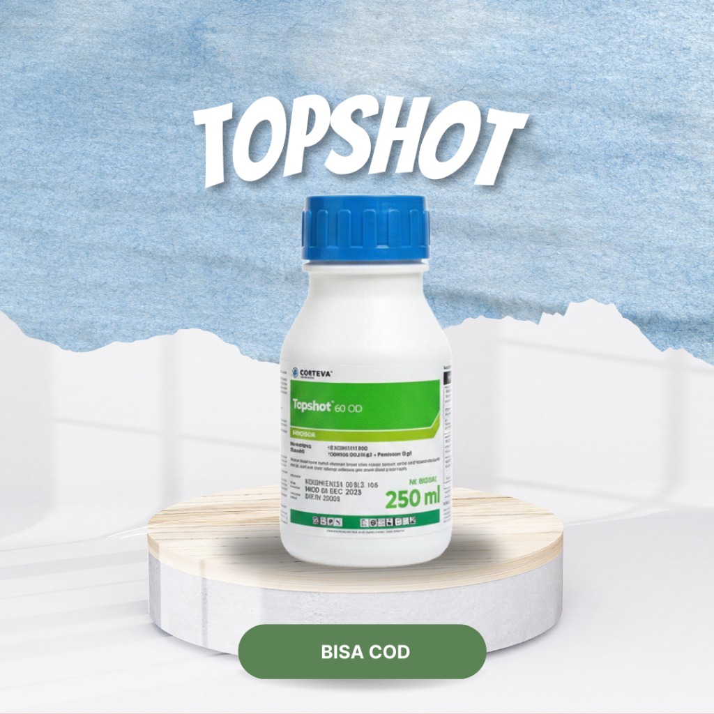 Topshot 60 OD 250 mL - Herbisida Oringinal Corteva | Obat Gulma Berdaun Lebar - Golongan Rumput Teki