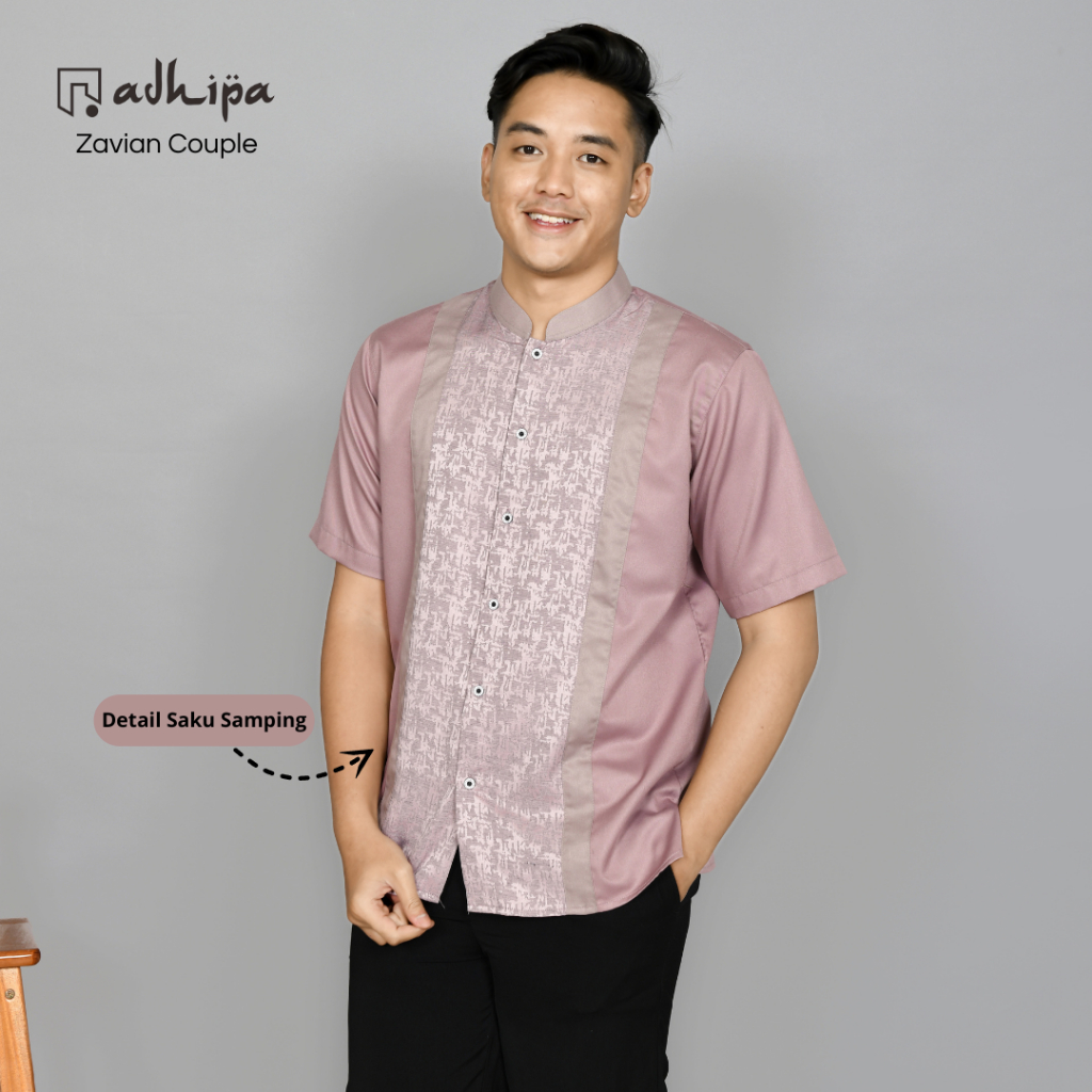 Adhipa Zavian Koko Couple Ayah Anak warna Ungu Lavender