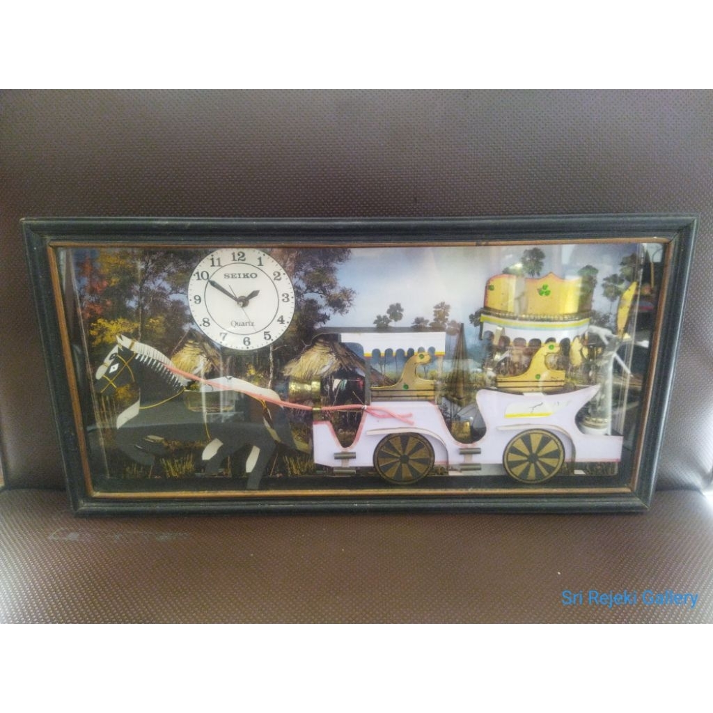 Jam Dinding Tembok Handmade Jadul Vintage