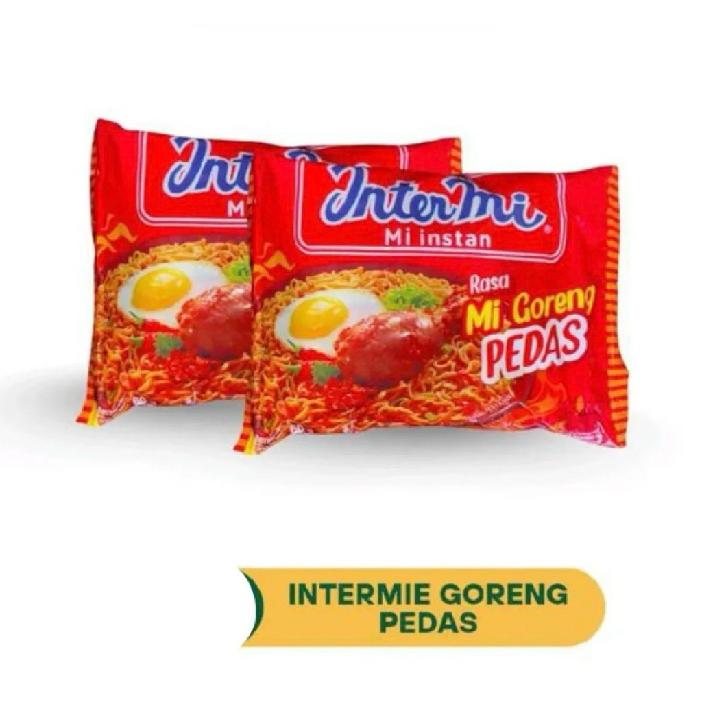 Intermi Rasa Mi Goreng Pedas 60 gr/bungkus_ Mi Instan Rasa Mi Goreng Pedas
