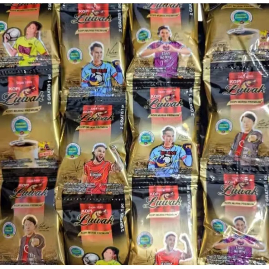 1 RENTENG KOPI LUWAK MINI RENTENGAN KOPI HITAM LUWAK MINI ISI 15 SACHET