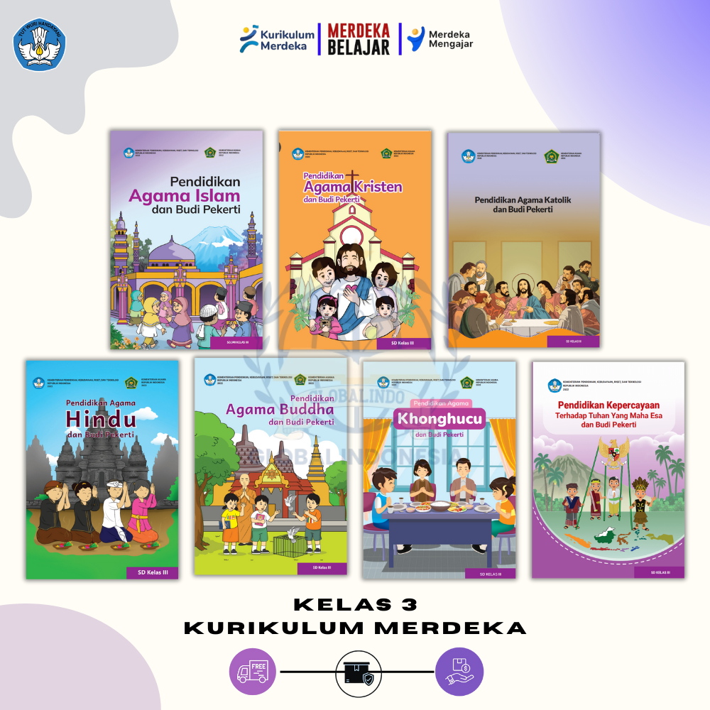 Buku Siswa Pendidikan Agama KELAS 3 SD/MI Kurikulum Merdeka - Kemendikbud
