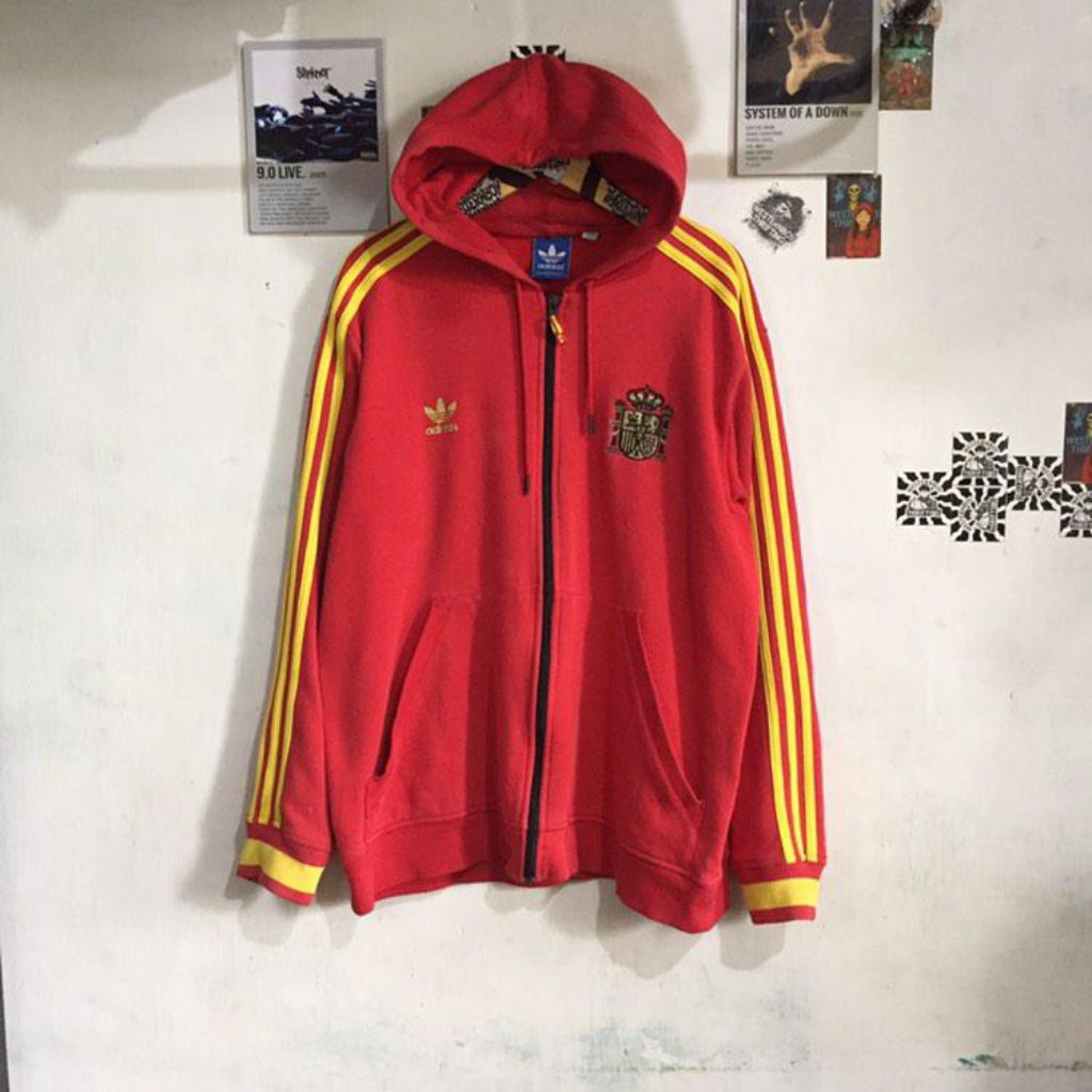 ADIDAS SPANYOL RARE ITEM ZIP HOODIE.