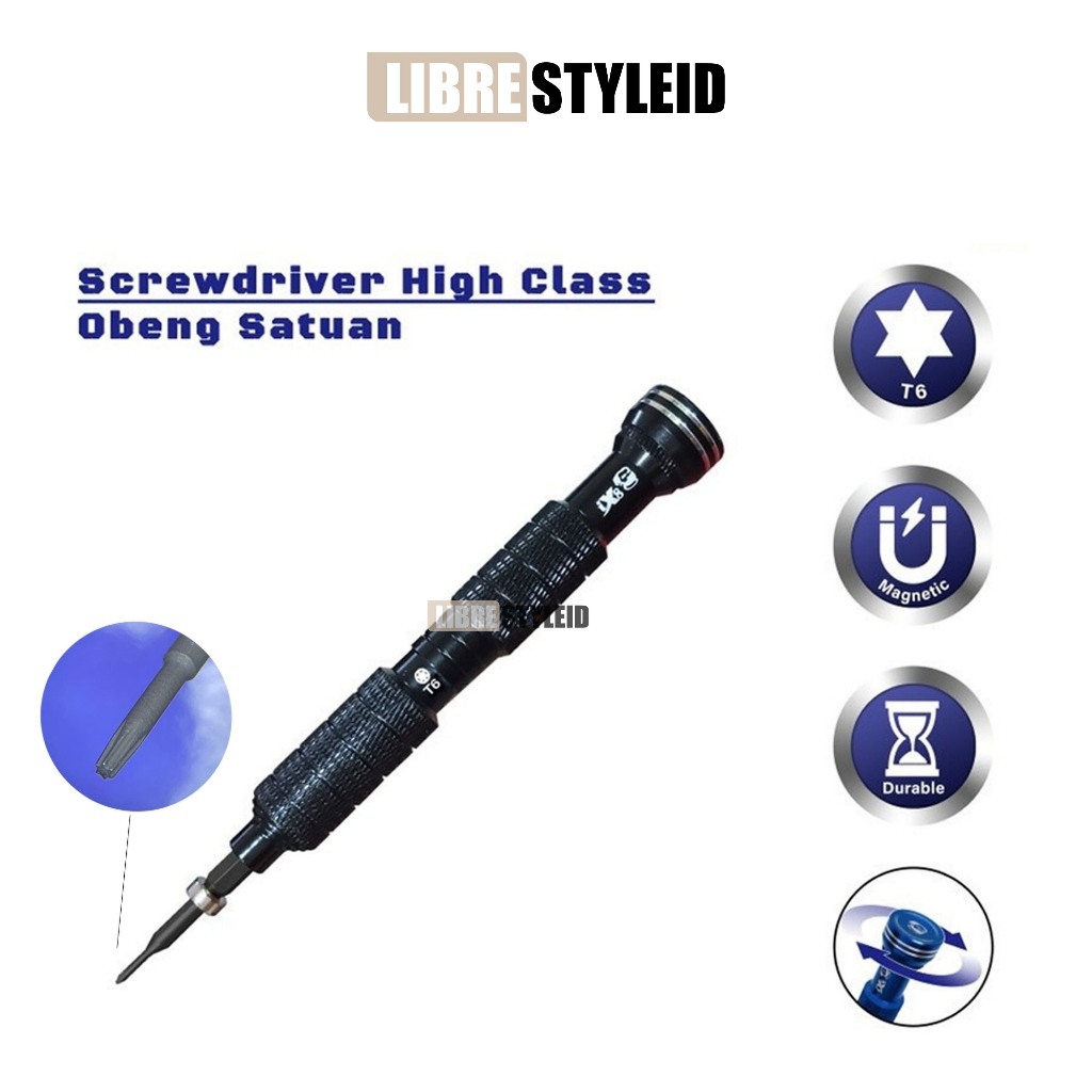 MECHANIC IX8 T6 OBENG SATUAN HIGH CLASS - SCREWDRIVER MULTIFUNGSI ORIGINAL