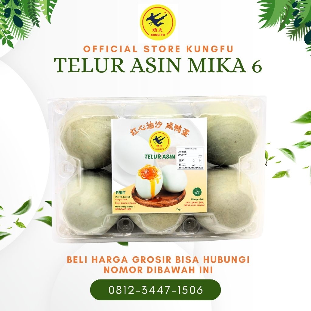 TELUR ASIN MIKA ISI 6 BUTIR