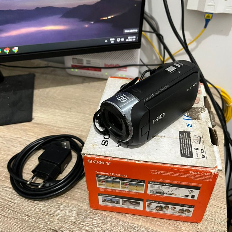 Handycam Sony CX405 Second Mulus Lengkap