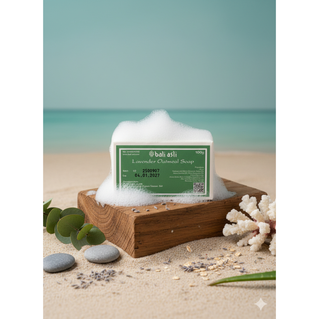 Bali Buda Bali Asli Soap Bar Lavender Oatmeal 110g