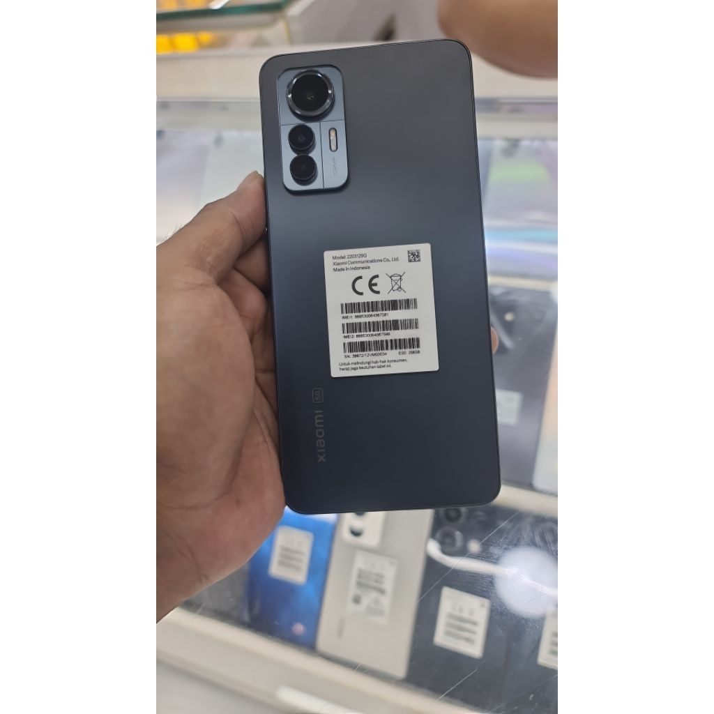 xiomi 12 lite 8/256 seken fullset ori bagus normal mulus