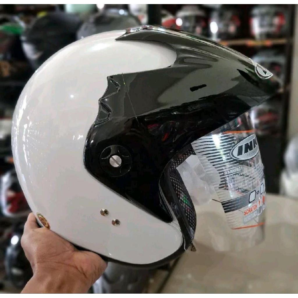 HELM INK CX 390 KLASIK BATMAN HALFFACE INK MALANGAN