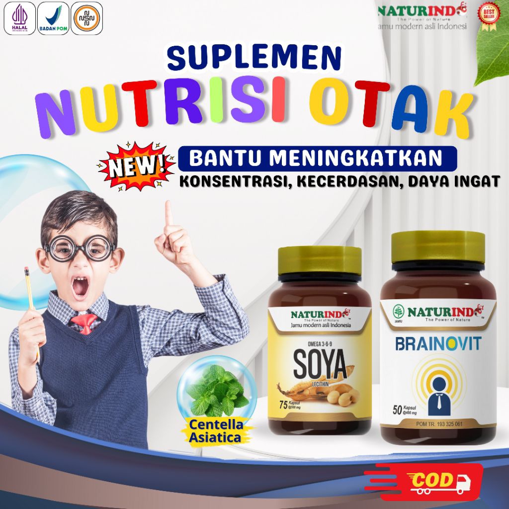 Suplemen Nutrisi Otak Kecerdasan Otak Anak Kurang Konsentrasi Brainovit