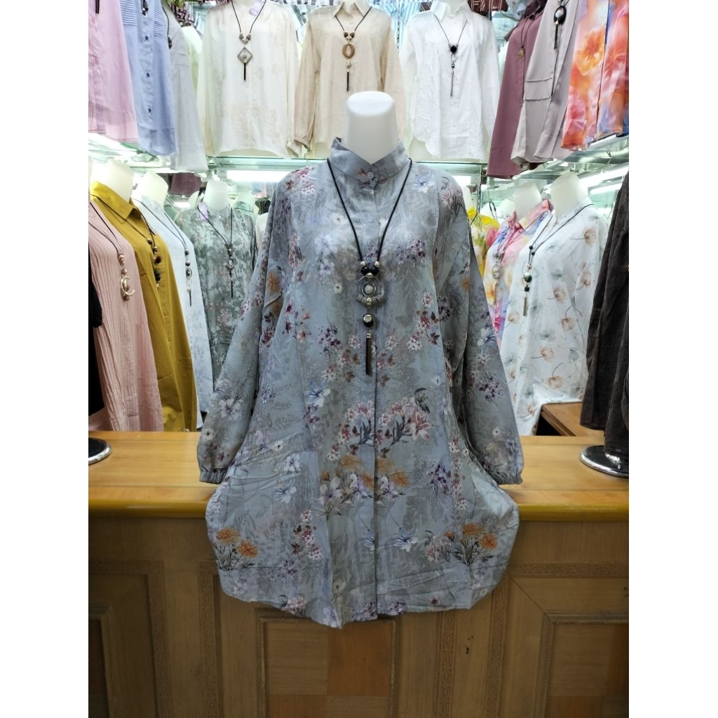 TUNIK JUMBO BAHAN KATUN RAYON TWILL T 722