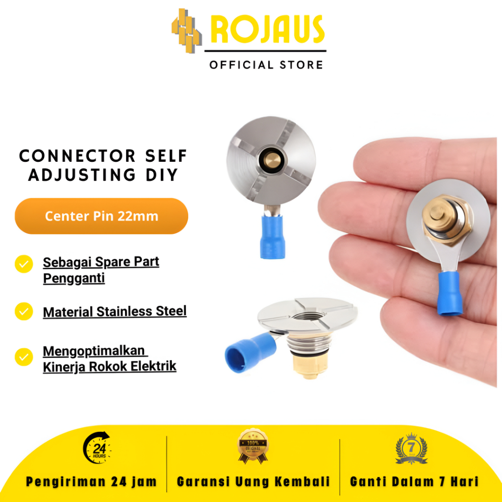 Rojaus 510 Connector Self Adjusting DIY Center Pin 22mm