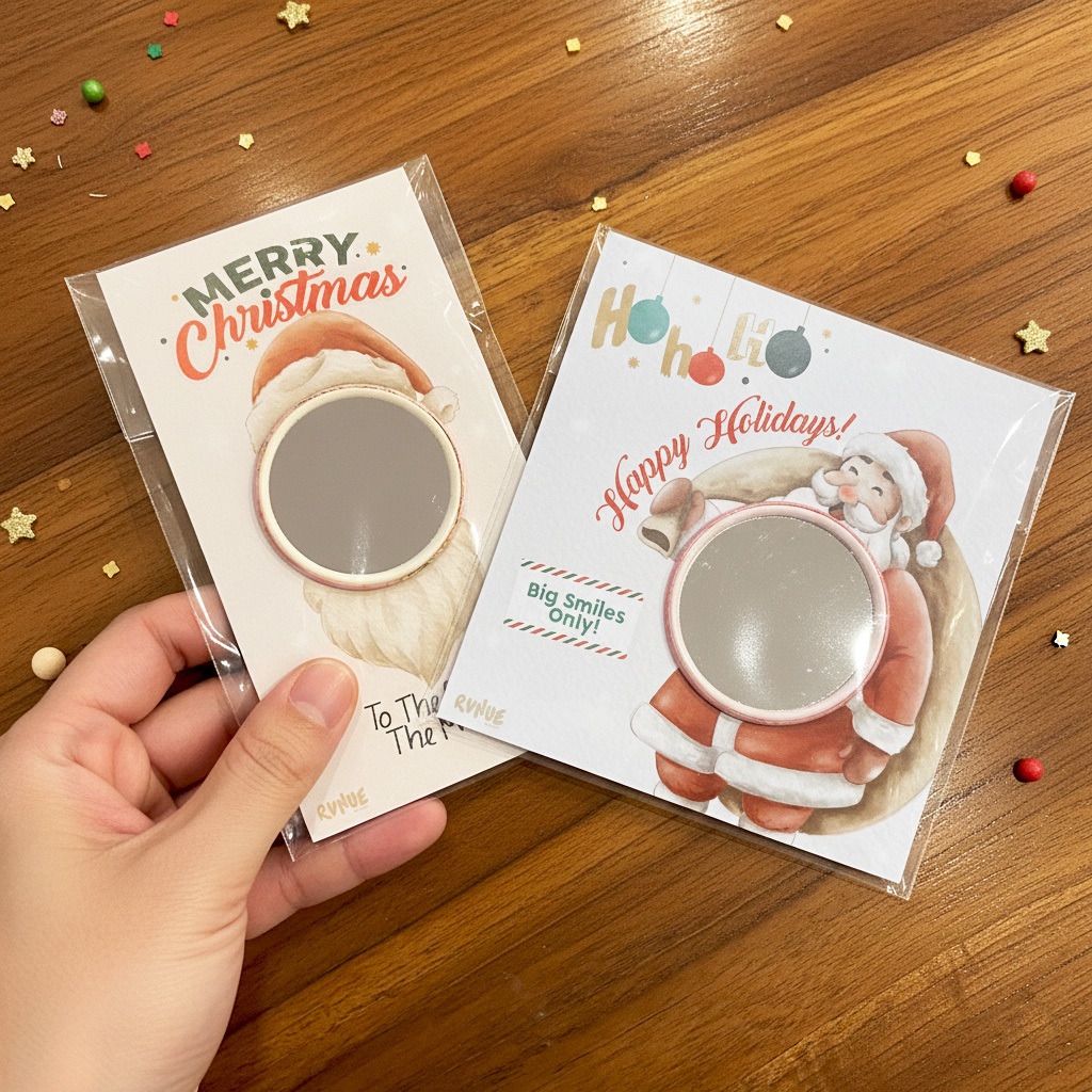 CERMIN SOUVENIR NATAL CHRISTMAS SOUVENIR HADIAH NATAL UNIK - CERMIN SAKU