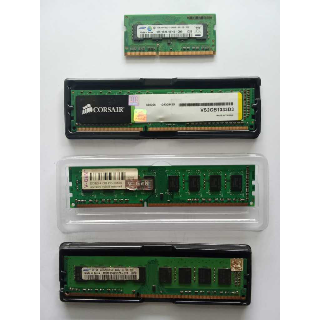 RAM Laptop Samsung 1GB DDR3 berfungsi normal