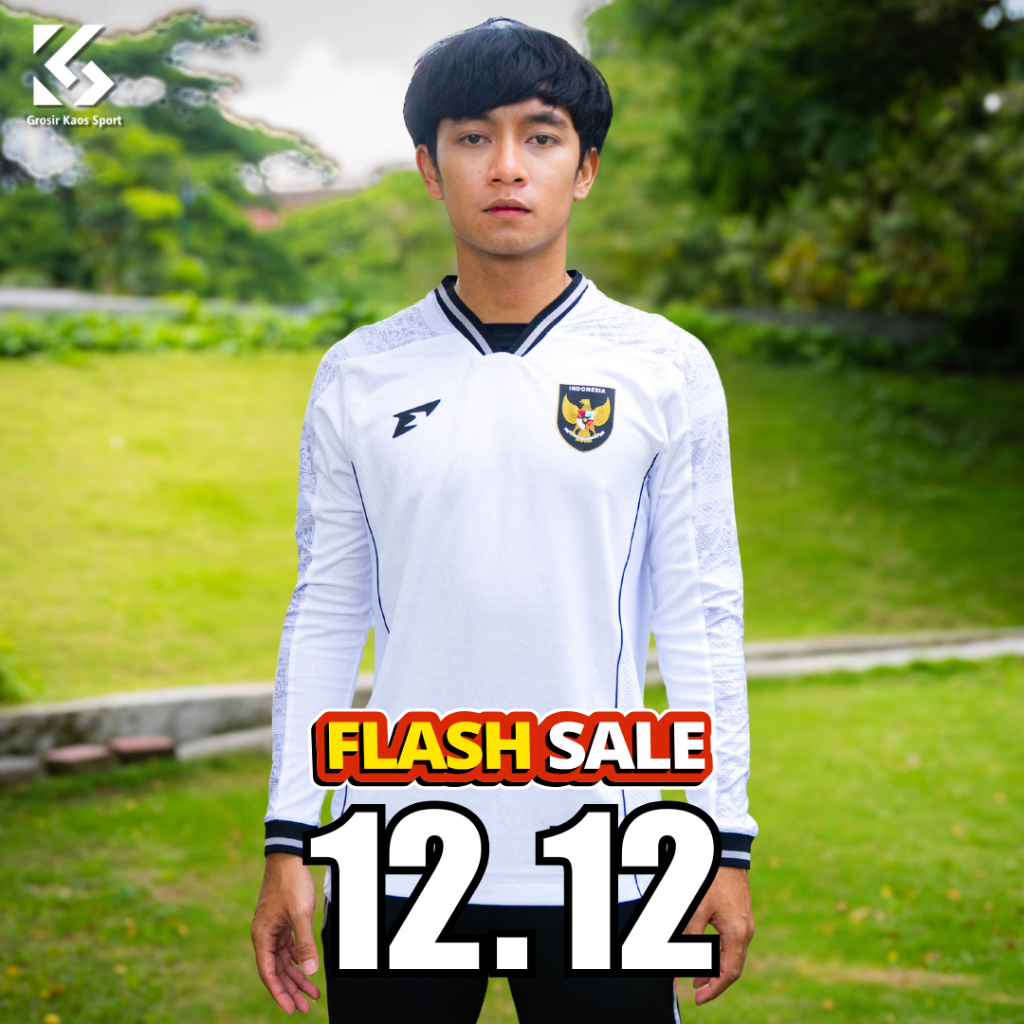 ERSPO Timnas Replika Away LS White Jersey