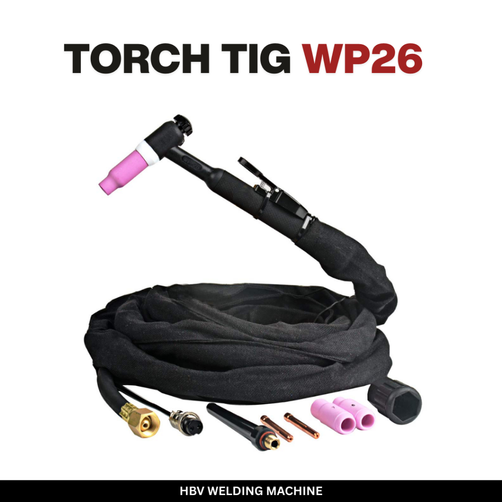 Torch TIG WP26 Auto 3 Meter Stang Las TIG WP 26 otomatis