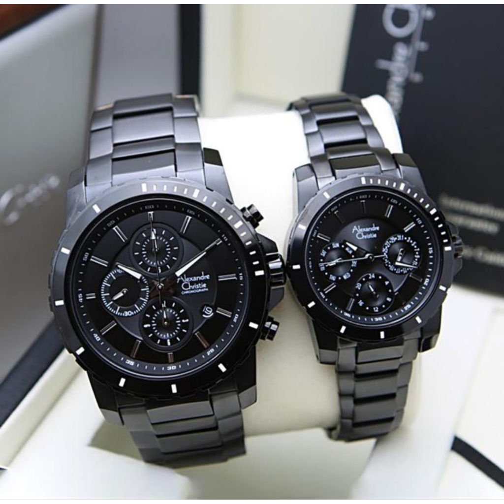 JAM TANGAN PRIA ALEXANDRE CHRISTIE COUPLE AC 6141 AC6141 AC6141 ORIGINAL WATCHES STAINLESS - BLUE RO