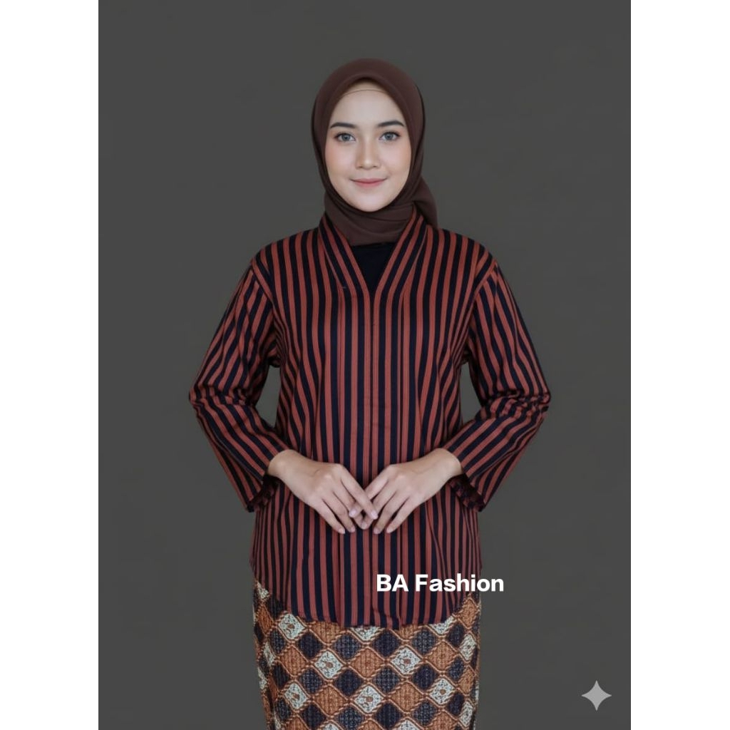 Baju Lurik wanitadewasa Baju lurik pria Bahan katun halus atasan