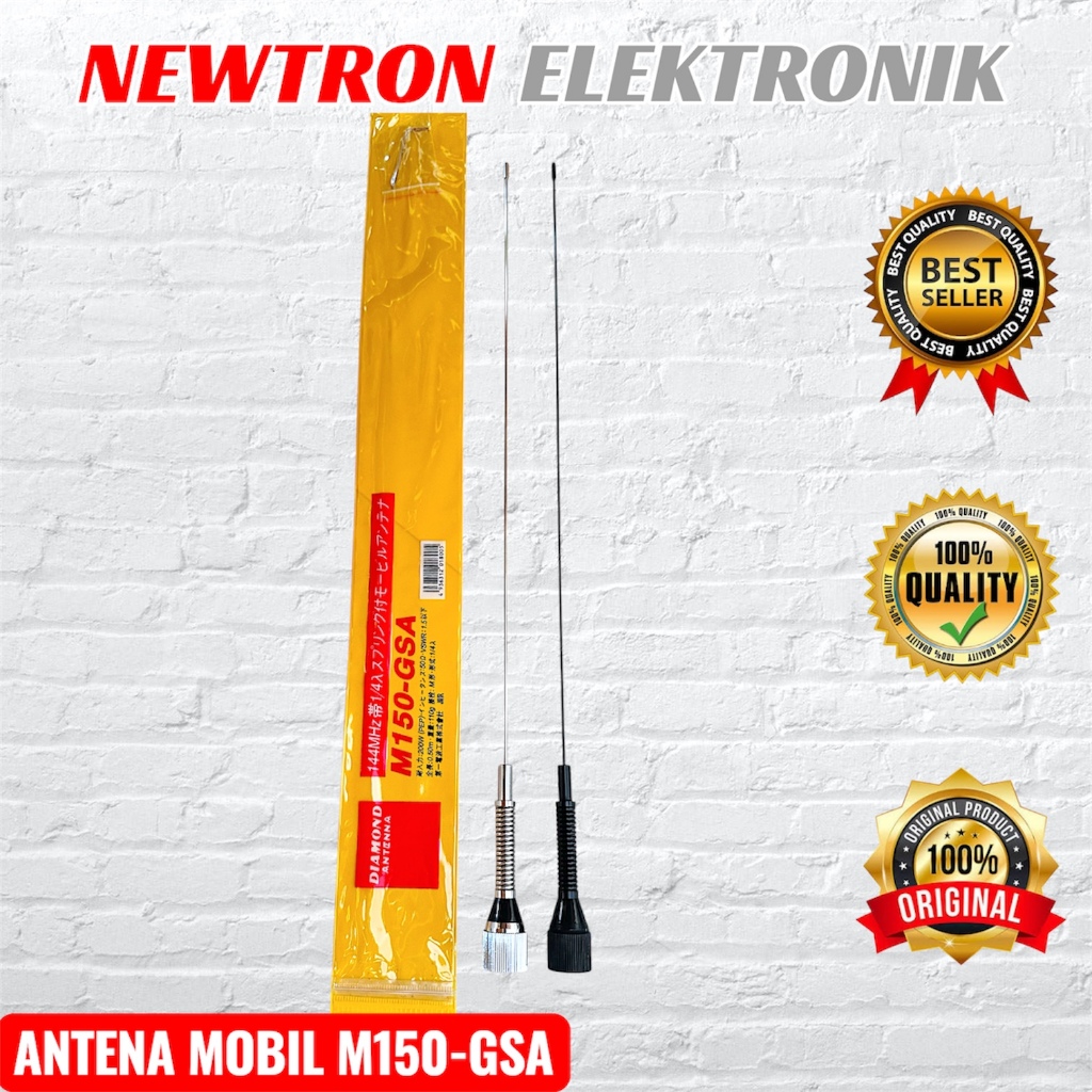 Antena M150-GSA M150-GS VHF Black di Mobil Compatible untuk Radio Rig Mini ICOM IC-2300 IC2300 IC220