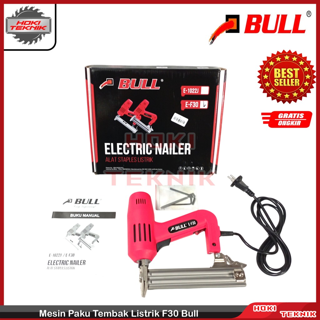 Mesin Paku Tembak Listrik F30 Bull
